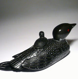 11.5" Mother Loon with Feet by Jimmy Iqaluq