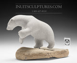 12" Polar Bear by Joseph Suqsiaq