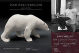 24" Museum Calibre Polar Bear by World Famous Paul Malliki