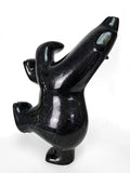 21" SIGNATURE  Dancing Bear by Ashevak Adla *Midnight Black*