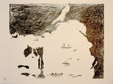 1993 WHALERS IN AMADJUAK HARBOUR by Simeonie Kopapik