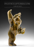 7" Dancing Bear by Eegeesiak Kolola