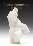 6" White Dancing Bear by Adamie Mathewsie *Snowball*