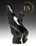 8" Dancing Bear by Allan Sheutiapik *Molasses*