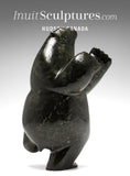 12" Dancing Bear by Isaaci Petaulassie  *Upward Gaze*