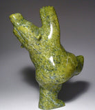 6.5" Apple Green Dancing Bear by Moe Petooloosie