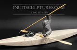 18" Kayak & Hunter by Bobby Anavilok *Keeping the Home Fires Burning*