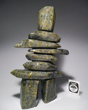 11" Inukshuk by Qavavau Shaa