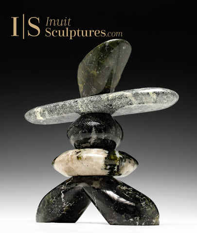 9" SIGNATURE Inukshuk by Paul Bruneau *Brilliant*