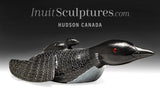 18" SIGNATURE Loon by Jimmy Iqaluq *Lightning*