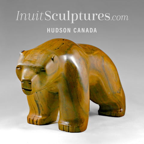 11" Walking Bear by Louie Uttaq Gjoa Haven *Mighty*