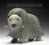 17" Muskox by Lucassie Ikkidluaq *Leading the Herd*