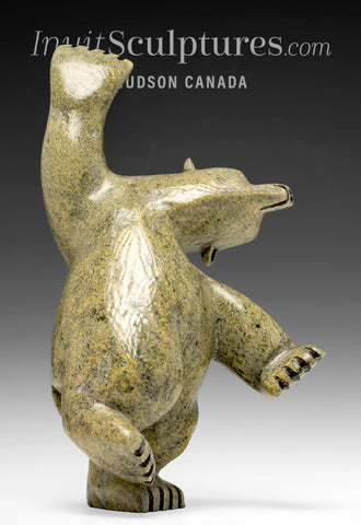 9" Dancing Bear by Moe Pootoogook *Youhoo*