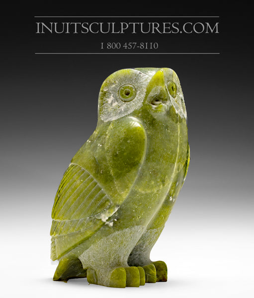 6" SIGNATURE Owl by Pitseolak Qimirpik *Raptor Life*