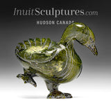 6" SIGNATURE Dancing Goose by Pudlalik Shaa *Kicking Back*