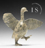 8" SIGNATURE Dancing Goose by Pudlalik Shaa  *Goose Step*