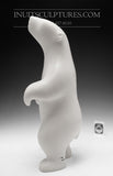 15" Velvet Marble Standing Bear by Tuk Nuna