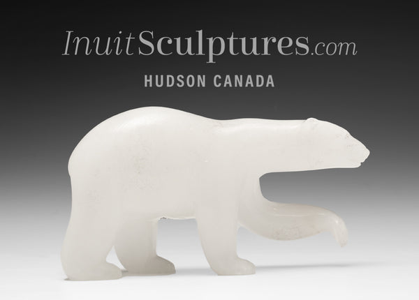 7" Walking Polar Bear by Quaraq Nungusuituq *Cloud*